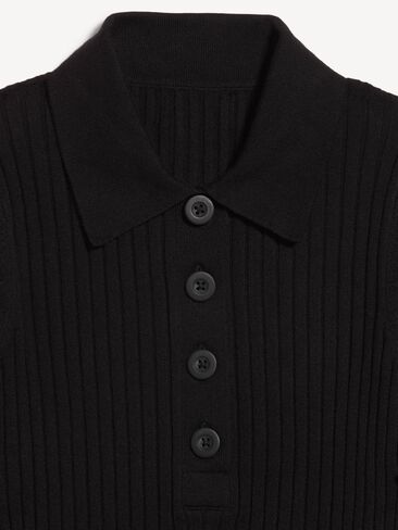 Old Navy Short-Sleeve Ribbed Polo - Black Jack in Kuwait