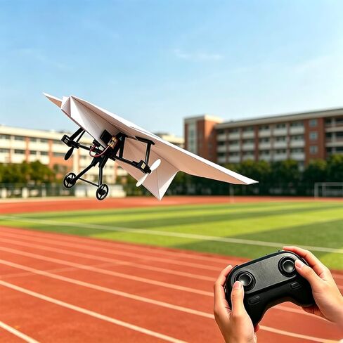 RC Paper Airplane Kit, DIY RC Plane with Paper Airplane Motor in Kuwait