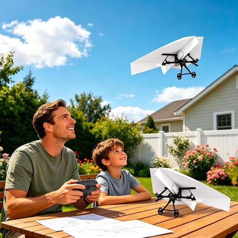 RC Paper Airplane Kit, DIY RC Plane with Paper Airplane Motor in Kuwait