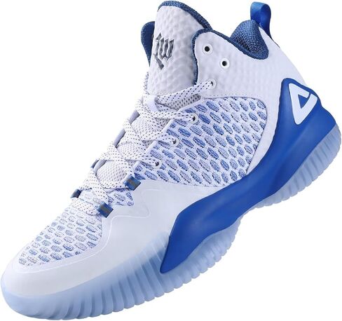 PEAK High Top Mens Basketball Shoes Streetball Master Breathable Non Slip Outdoor Sneakers Cushioning Workout Shoes for Fitness in Kuwait