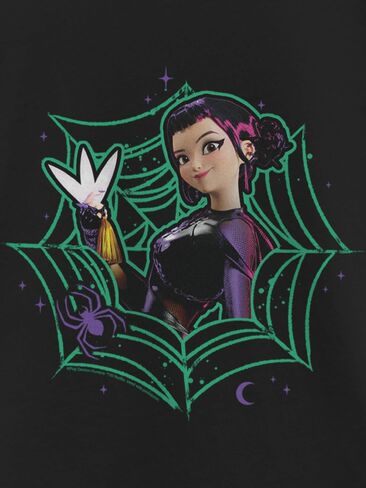 Old Navy KPop Demon Hunters Zoey Web Girls Graphic TShirt - BLACK in Saudi Arabia