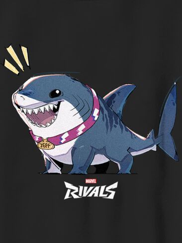 Old Navy Marvel Rivals Jeff Speaks Graphic T-Shirt for Kids - Black in Saudi Arabia