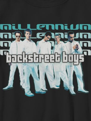 Old Navy Backstreet Kids Millennium Graphic T-Shirt for Kids - BLACK in Saudi Arabia