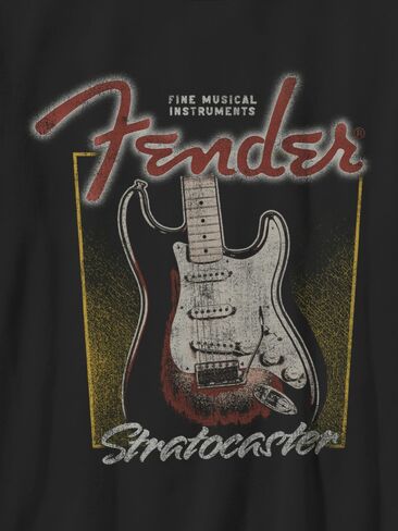 Old Navy Fender Fender Madeworn Graphic T-Shirt for Kids - BLACK in Saudi Arabia