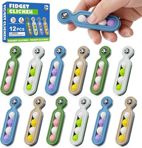 Fidget Toys Adults Stress Relief: 4 Pack Desk Fidget Clicker for ADHD Focus in Kuwait