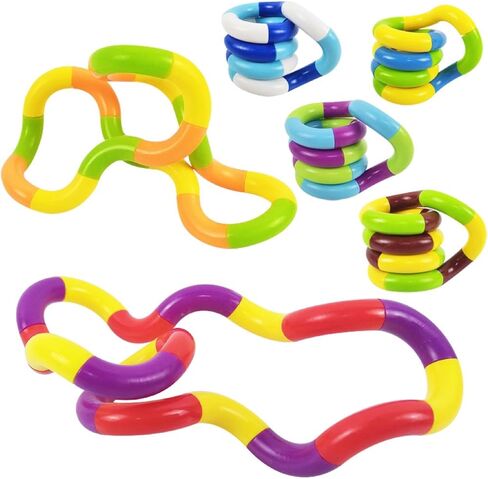 Fidget Toys 9 Pack Fidget Twist Toys Kids Stocking Stuffers Easter Gifts for Kids Party Favors Autism Autistic Children Adults Stress Relief Sensory Toy ADHD Toys in Kuwait