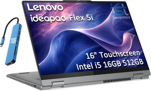 لينوفو لابتوب ايديا باد فليكس 5i بشاشة لمس 14 انش FHD 2 في 1 ومعالج انتل كور i3-1115G4 وذاكرة RAM 4GB وSSD سعة 128GB، رمادي جرافيت، ويندوز 11 في وضع S، 82HS00R9US in Kuwait