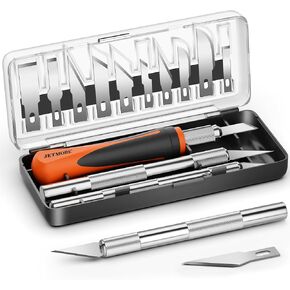 JETMORE 16 Pcs Exacto Knife, Craft Knives with 13 SK5 Steel Blades for Art in Kuwait