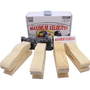 Maximum Velocity! 12 Pre-Shaped Derby Car Kits | Bulk Pack Pine Derby Kits in Kuwait