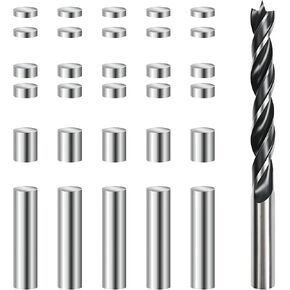 30 PCS Pinewood Stainless Steel Weights, 8.1 OZ Cylindrical Stainless Steel Weights for Derby Car, 4 Different Sizes to Racing Car Balance in Kuwait