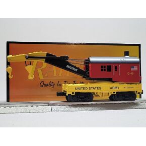 U.S. Army Crane Car #C-45 by MTH Electric Trains in Kuwait