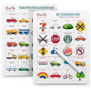 WELL BALANCED Car Bingo - Road Trip Essentials: Car Activities and Games for Kids Ages 4-8 in Saudi Arabia