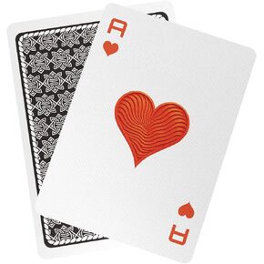 BIERDORF Waterproof Playing Cards, Deck of Cards, Poker Size (Black) in Kuwait