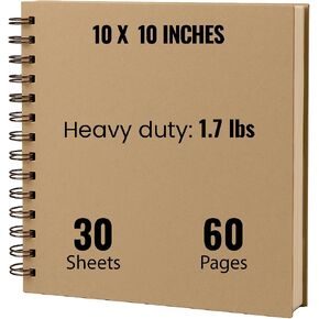 12x12 Modern Shop Scrapbook Album| Hardcover & Extra Thick- 250gsm 100 page in Kuwait