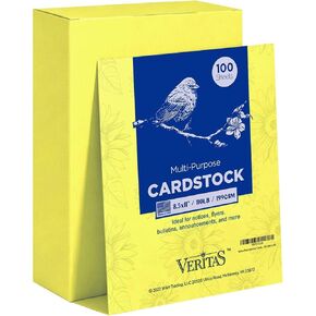 Cardstock 8.5 x 11", 110LB Index/199GSM Heavyweight Card Stock, 100 Sheets, Thick Cardstock Printer Paper for Copy, Printing, Art Projects, Invitations, Made In USA in Kuwait
