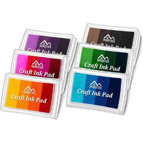 MERDTTES 15 Colors Ink Pads, Washable Stamp Pads for Kids Crafts in Saudi Arabia