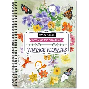 Kalysky Sticker by Number Sticker Book, Relaxation Arts Crafts for Adults in Kuwait