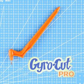 Gyro-Cut Pro Craft Cutting Tool with 15° Standard Steel Blade – Rotating Crafting Knife for Precision Curves, Paper Crafts, and Stencil Making and Mylar, Acetate, Vinyl in Kuwait