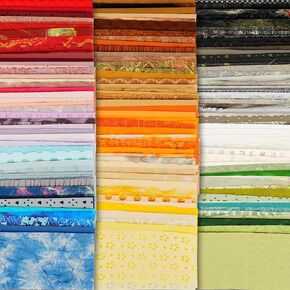 160 Sheets Textured Scrapbook Paper and Mesh Fabric Assorted Set in Kuwait
