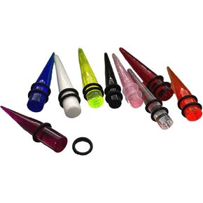 Lobal Domination Pair of Acrylic Expansion Tapers Ear Expander Plugs Gauges 14g Thru 1" Available! in Kuwait