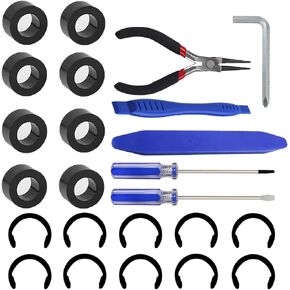 24 Packs Rubber from Moving Retaining Clip Rings Rubber Roller Replacements Sets Compatible with Cricut Maker/Maker 3 Only Roller Resolution for Cricut Maker Complete Repair Tools in Kuwait
