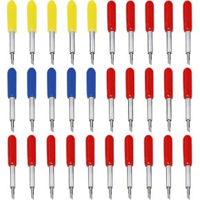 30 PCS Replacement Blades for Maker 3/Maker/Explore Air 2/Air 3, Craft Cutting Tool Set Includes 20 Premium Fine-Point, 5 Shallow-Cut & 5 Deep-Cut Blades for Vinyl, Fabric & Cardstock in Kuwait