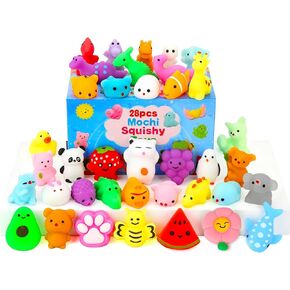 80 Pcs Party Favors for Kids 4-8, Kawaii Squishies Mochi Squishy Toys Bulk in Kuwait