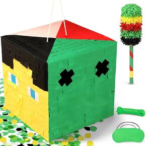 Halloween Pinata, Large Pumpkin Piñata with Cute Witch Party Game Set in Kuwait