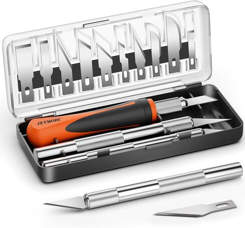 JETMORE 16 Pcs Exacto Knife, Craft Knives with 13 SK5 Steel Blades for Art in Kuwait