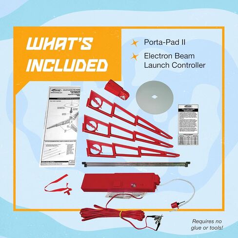 Estes - 2222 Launch Pad وPorta-Pad Controller II، أحمر و2274 Recovery Wadding in Kuwait
