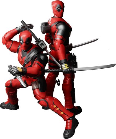 BLOKEES Marvel Deadpool & Wolverine Champion Class 04 Deadpool Model Kit - Assembly Required - No Tools - No Cutting - No Glue - No Paint - Age 14+ in Kuwait