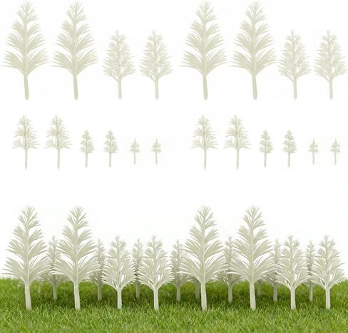 Miniature Trees Model Scenery Landscape Decor 1.2-3.9 inch 20 PCS in Saudi Arabia