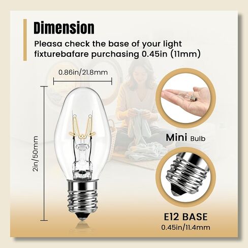 AMI PARTS 22002263 Dryer Light Bulb 10W 120V Light Bulb Replacement Fit for Whirlpool Kenmore Kitche-nAid Dryers for WP22002263 3406124 4344740 PS11739347 AP6006279 2-Pack in Kuwait