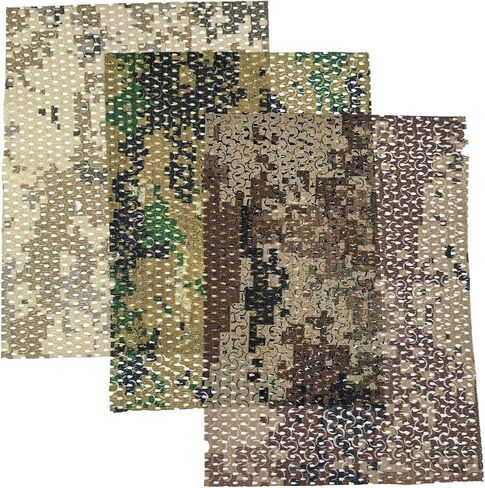Camouflage Net 3Pcs for 1/35 Tank – 7.87×5.9in Foliage Mesh in Saudi Arabia