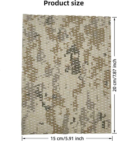 Camouflage Net 3Pcs for 1/35 Tank – 7.87×5.9in Foliage Mesh in Saudi Arabia