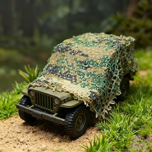 Camouflage Net 3Pcs for 1/35 Tank – 7.87×5.9in Foliage Mesh in Saudi Arabia