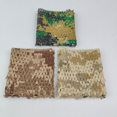 Camouflage Net 3Pcs for 1/35 Tank – 7.87×5.9in Foliage Mesh in Saudi Arabia
