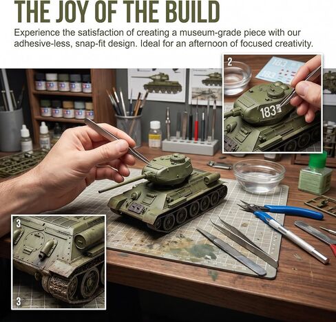 T-34/85 Tank Model 1/72 Scale Tank Model in Kuwait