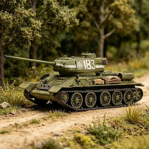 T-34/85 Tank Model 1/72 Scale Tank Model in Kuwait