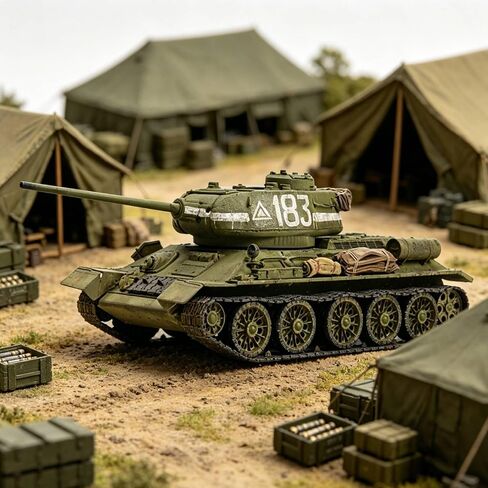 T-34/85 Tank Model 1/72 Scale Tank Model in Kuwait