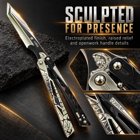 Cobra V2 Unsharpened Butterfly Knife Model in Kuwait