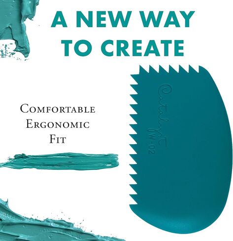 Princeton Catalyst Tools, Art Supplies for Texturizing and Moving Paint, Wedge- White in Kuwait