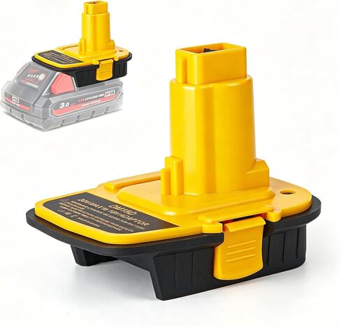 DM18D Battery Adapter for DEWALT 18V XRP Peg Type Cordless Tools, Compatible with for DEWALT 20V Batteries and for Milwaukee M18 18V Batteries, Work for DEWALT XRP NiCad NiMH Tools, with USB Port in Saudi Arabia