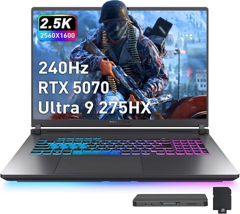ASUS TUF Gaming F17 Gaming Laptop, 17.3" FHD IPS-Type Display, Intel Core i5-10300H, GeForce GTX 1650 Ti, 8GB DDR4, 512GB PCIe SSD, RGB Keyboard, Windows 10, Bonfire Black, FX706LI-RS53 in Kuwait