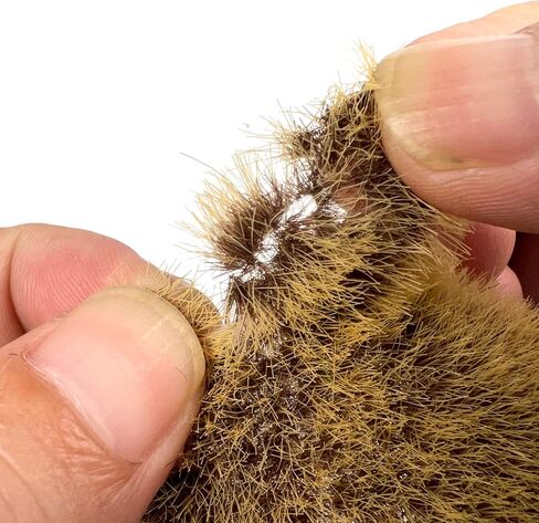 Miniature Model Grass Tufts & 8mm Static Grass Sheets for Diorama - 3.27x2.17 Inch Terrain Scenery for Railway, Train, Car Diorama & Miniature Scene Models (Wood Yellow) in Saudi Arabia
