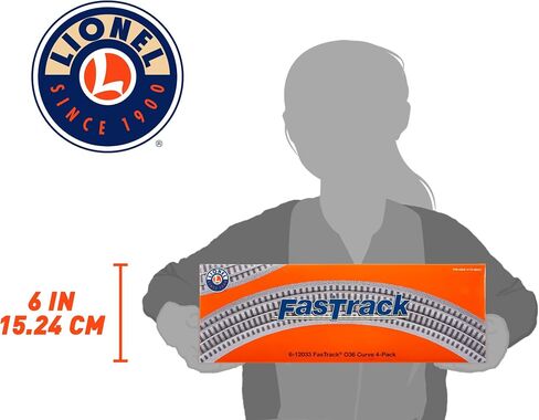 Lionel O Gauge FasTrack O36 Full Curve Four Piece Track Pack in Kuwait