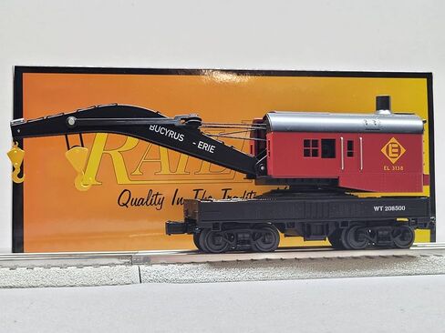 O Gauge Erie Lackawanna Crane #3138 by MTH in Kuwait