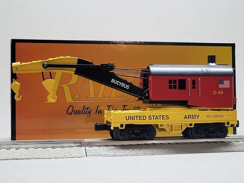 U.S. Army Crane Car #C-45 by MTH Electric Trains in Kuwait