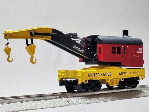 U.S. Army Crane Car #C-45 by MTH Electric Trains in Kuwait
