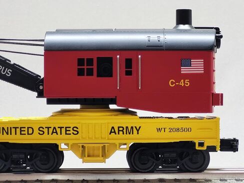 U.S. Army Crane Car #C-45 by MTH Electric Trains in Kuwait